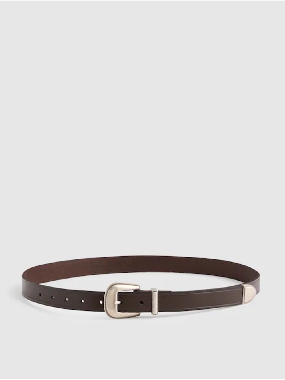 $98 msrp NWOT Madewell western belt in dark coffee medium
